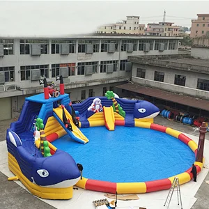 Summer Hot Sale Water Playground Fun Manufacturer Inflatable Water Park For Adults
