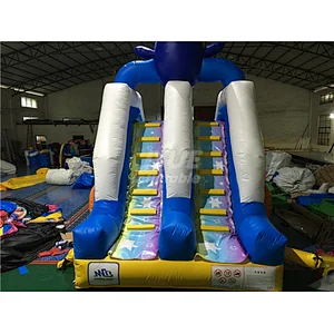 New Style Durable Lane Penguin Kid Pools With Slides Inflatable For Pool