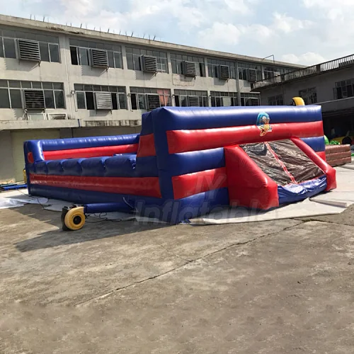 Customized Human Foosball Inflatable , Inflatable Foosball Field For Sport Game
