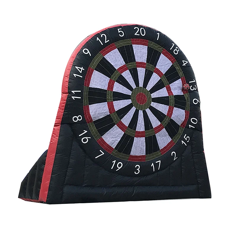 Guangzhou Factory Price Cheap Huge Inflatable Football Dart Board Game , Double Side or One Side Football Dartboard