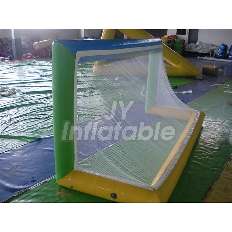 Inflatable Football Toss Shooting Goal Water Polo Goal Inflatable Soccer Goal On Beach