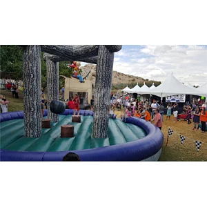 Popular Outdoor Inflatable Wrecking Ball Game Interactive Sports Game For Sale