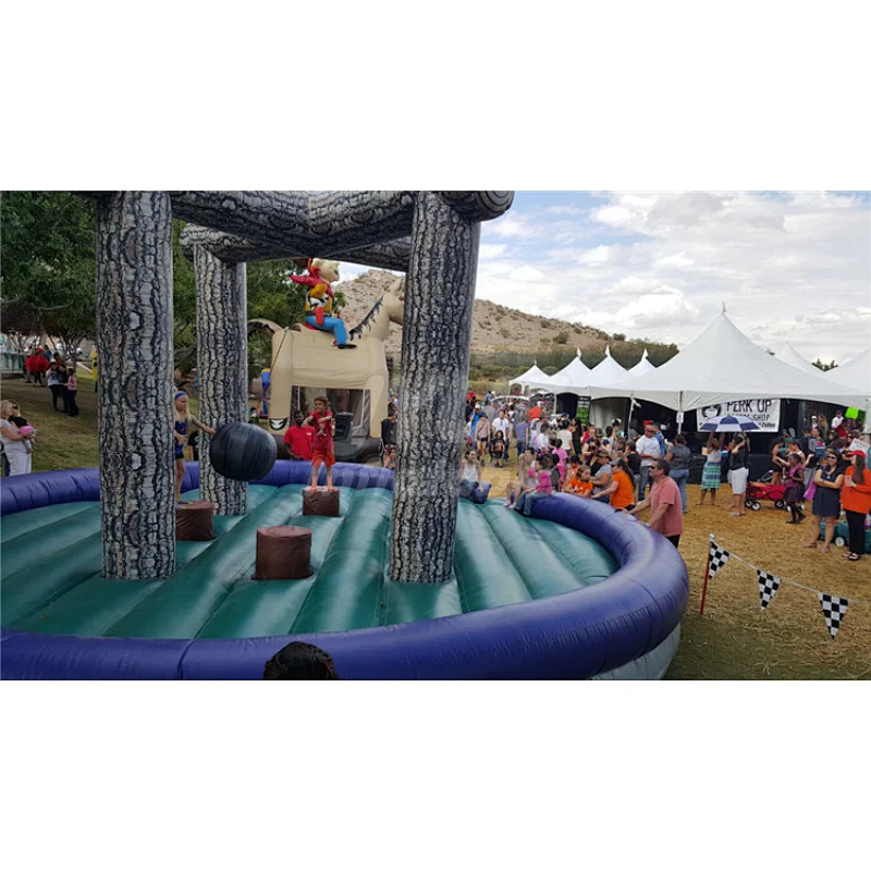 Popular Outdoor Inflatable Wrecking Ball Game Interactive Sports Game For Sale