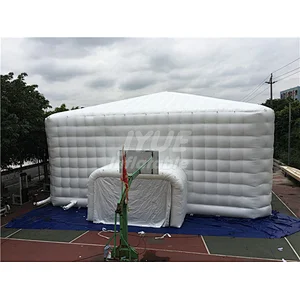 Outdoor White Inflatable Air Cube Tent Wedding Inflatable Party Tent For Event
