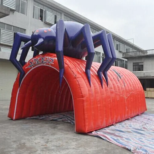 Outdoor Single Spider Air Tent Inflatable Entrance Tunnel Tent For Promotion Party Event