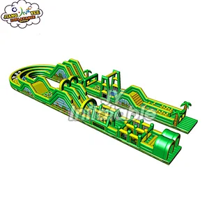 Guangzhou Factory Directly Outdoor Biggest Commercial Inflatable Obstacle Course 5K Sports Game For Sale