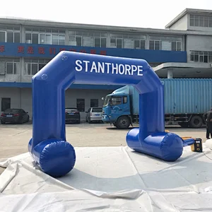 Outdoor Welcome Start Finish Line Inflatable Entrance Archway For Event