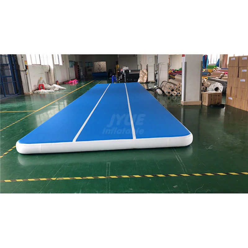 10m Tumbling Mats Gymnastics DWF PVC Custom Outdoor Inflatable Gym Mat Gymnastics Mats Air Track Inflatable Air Tumble Track