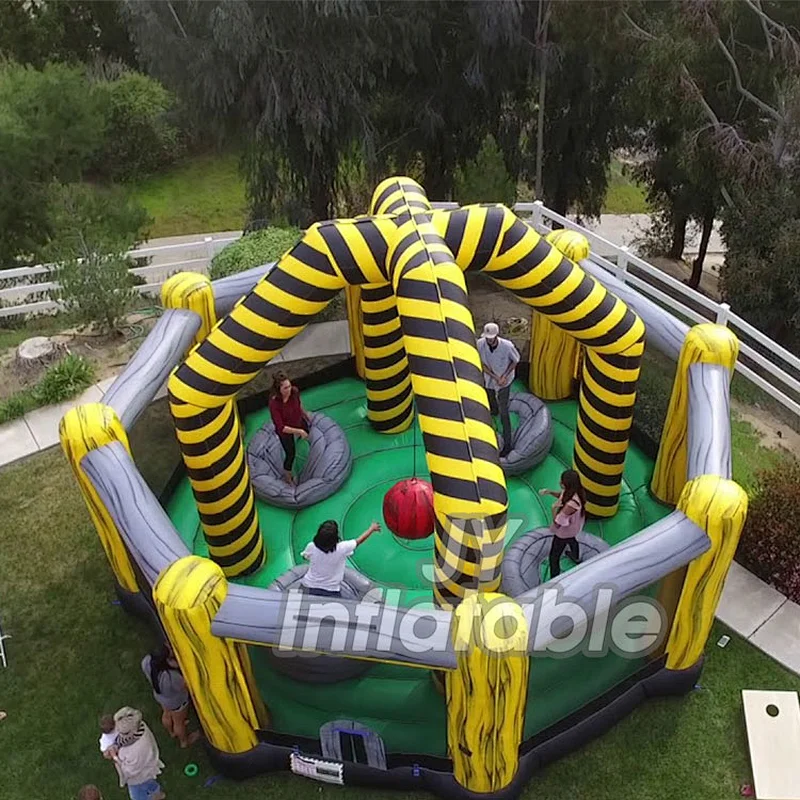Alibaba China Supplier Inflatable Interactive Wrecking Ball Jumping Games For Party