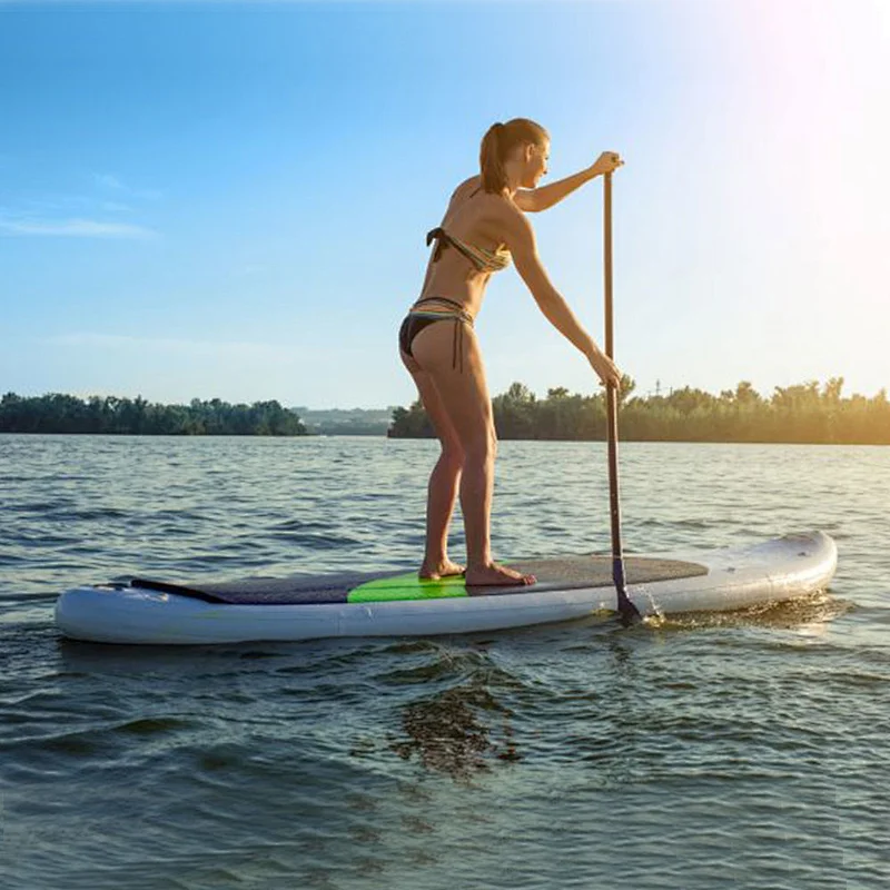 Free Shipping Three Piece Modular Stand Up Paddle Board Inflatable Wood Sling Carrier
