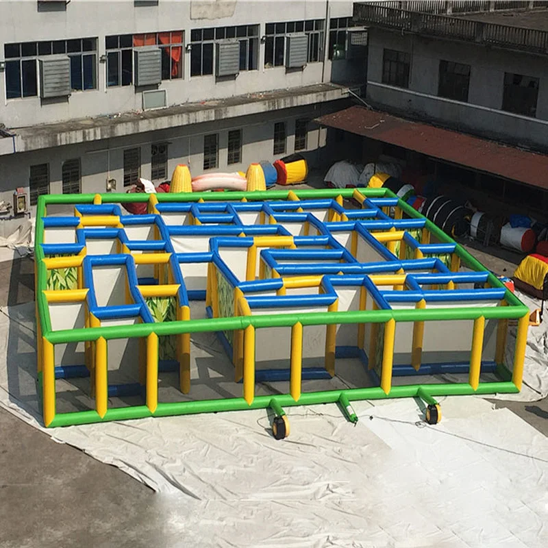Hot Sale PVC Inflatable Maze Game Jumping Game Inflatable Item For Event