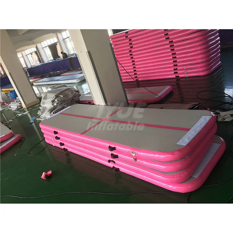Hot Selling Cheap Air Floor Gymnastics Airtrack Mat Custom Size Tumble Mat Price Inflatable Air Track for Gym