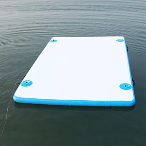 Water Entertainment Drop Stitch Material Anti UV EVA Foam Deck Pad Floating Air Sup Inflatable Yacht Platform Dock