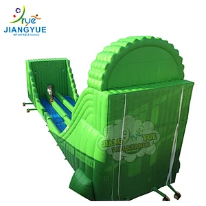 Funny Commercial China Inflatable Zip line With Giant Slide Ropeway For Adults And Children