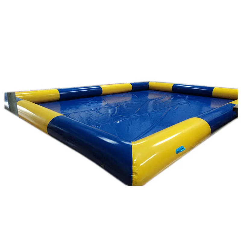 Blue and Yellow Custom Inflatable Swimming Pool Inflatable Pool For Sales