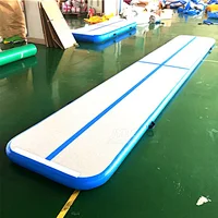 Cheap Inflatable Air Mattress Air Track Factory 5m Slip Slide Inflatable Tumble Track Trampoline  Wholesale Price For Home