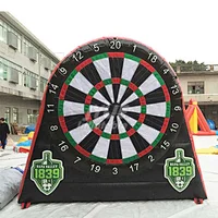 Good Price Soccer Dart Board Game Inflatable Foot Darts For Sport Game Hire