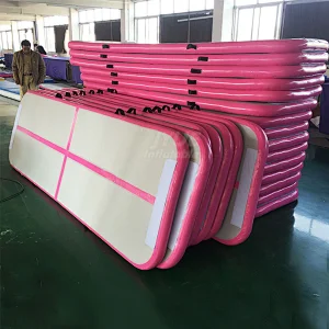 3m/6m/8m/10m/12m Gym Acrobatics Mat Airtrack Floor Tumbling Inflatable Air Track Mint Cheap Gymnastics Equipment Factory