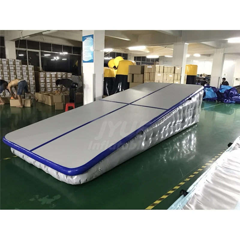 Incline Gymnastics Tumbling Ramp Inflatable Wedge Tumble Track For Training