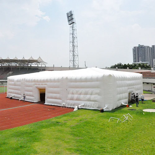 Custom Outdoor White Portable  Inflatable Lawn Tent / Inflatable Wedding Tent For Party