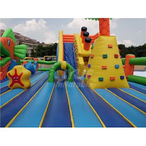 Jungle Theme Indoor Toddler Inflatable Bouncer Bouncy Castle , Inflatable Playhouse For Kids