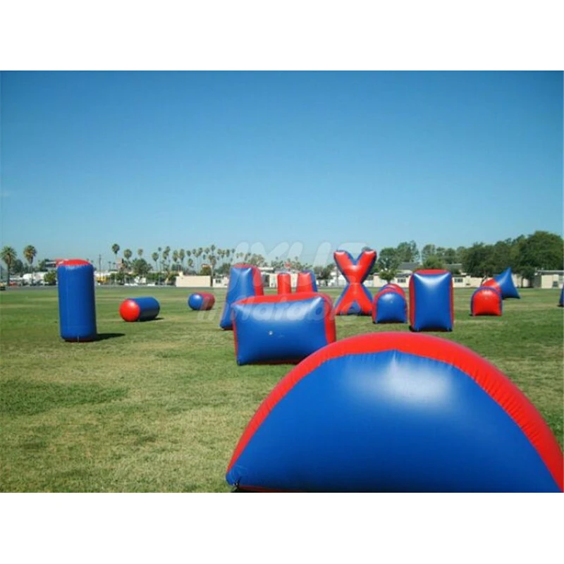 Customized PLATO PVC Tarpaulin Inflatable Bunker Obstacle Package Sell for Summer War Game