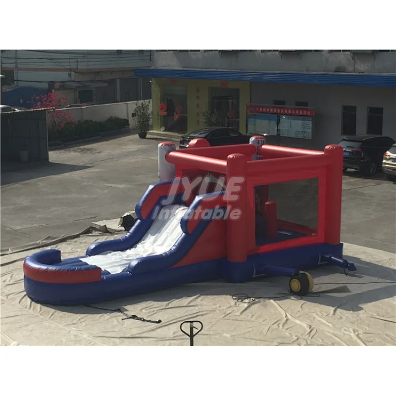 Spider-Man Kids Fun Bounce Castle Commercial Inflatable Bounce House With Slide