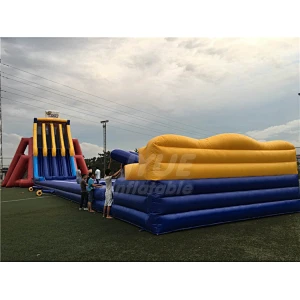 Beach Commercial Large Hippo Inflatable Water Slide For Outdoor Event Trippo Water Slide