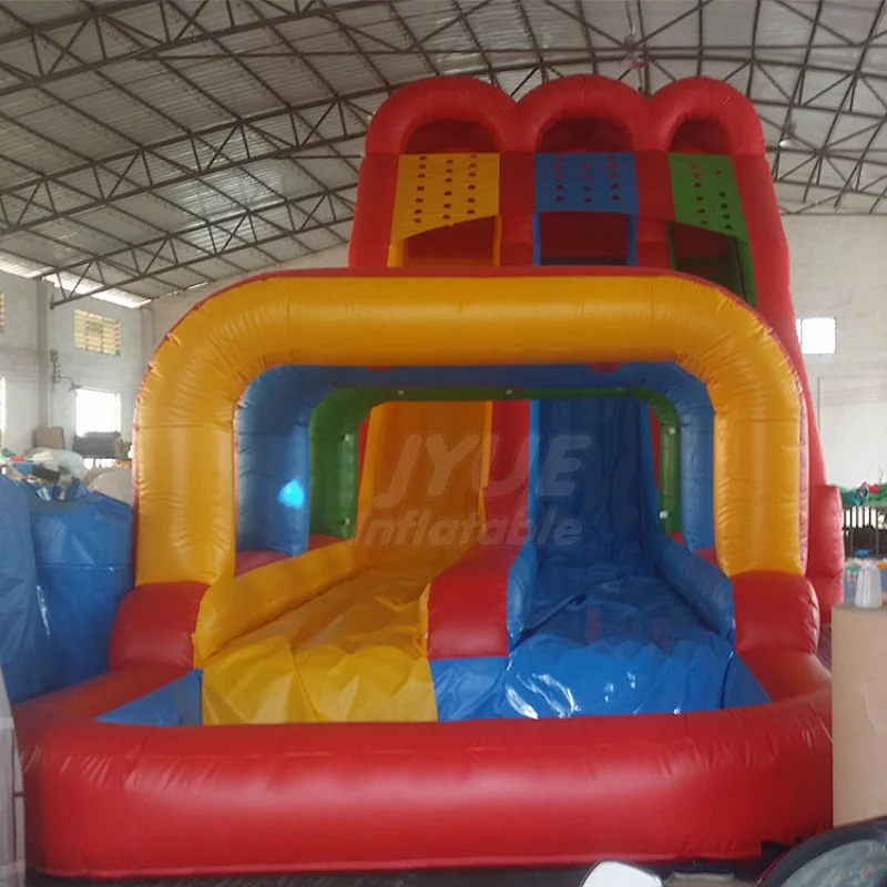 Summer Water Fun Slide Tree Lane Inflatable Swimming Pool Water Slide For Adult