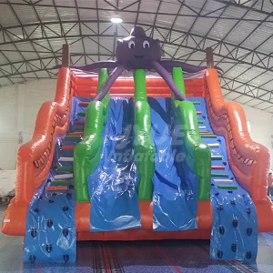 Kids Water Park Design Octopus Inflatable Pool Water Slides For Sale