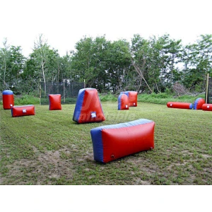 Customized PLATO PVC Tarpaulin Inflatable Bunker Obstacle Package Sell for Summer War Game