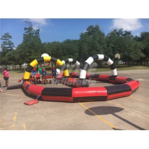 Speeding Karting Track,New Car Racing Games,Inflatable Race Track For Sale 20m