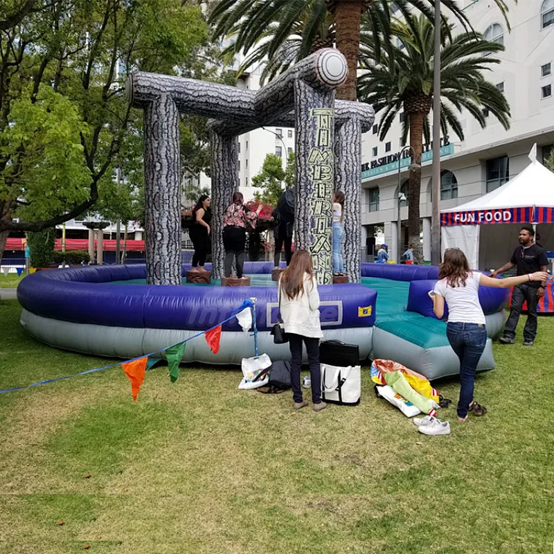 Popular Outdoor Inflatable Wrecking Ball Game Interactive Sports Game For Sale