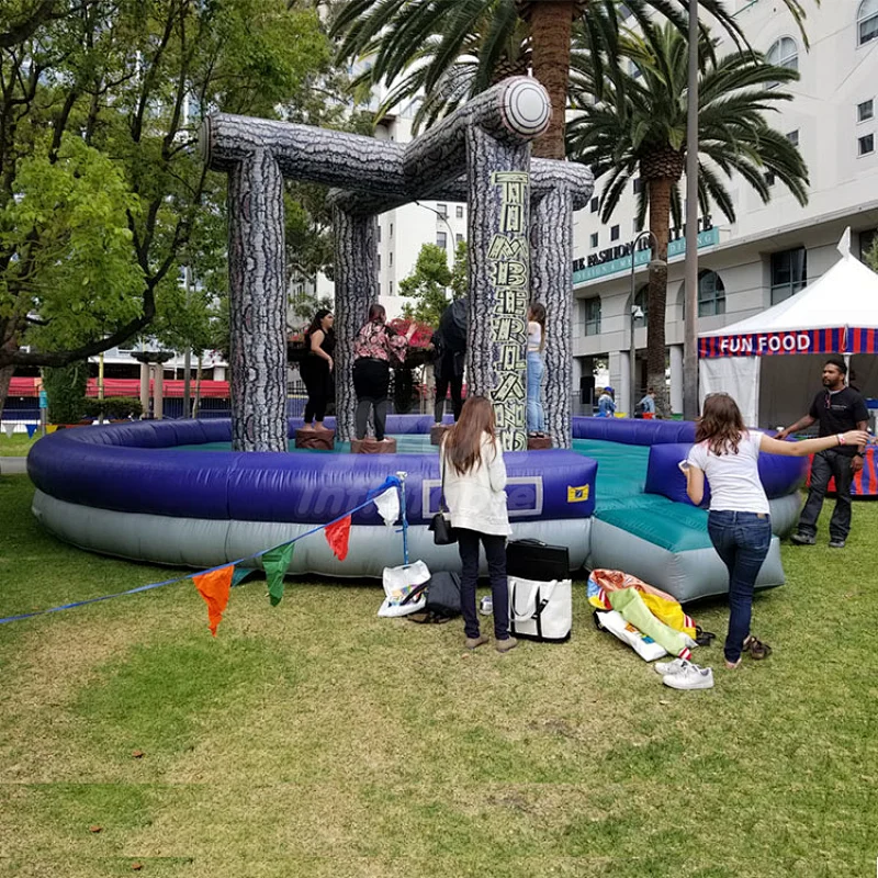 Popular Outdoor Inflatable Wrecking Ball Game Interactive Sports Game For Sale
