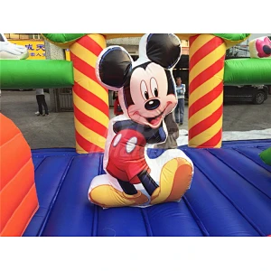 China Used Commercial Kids Inflatable Bouncy Playground Football Theme Inflatable Indoor Playground Equipment For Amusement Park