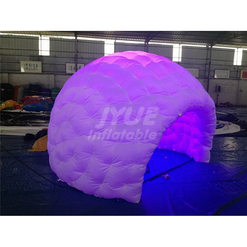 Outdoor Advertising Dome Inflatable Party Tent Colorful Inflatable Tent With LED Light
