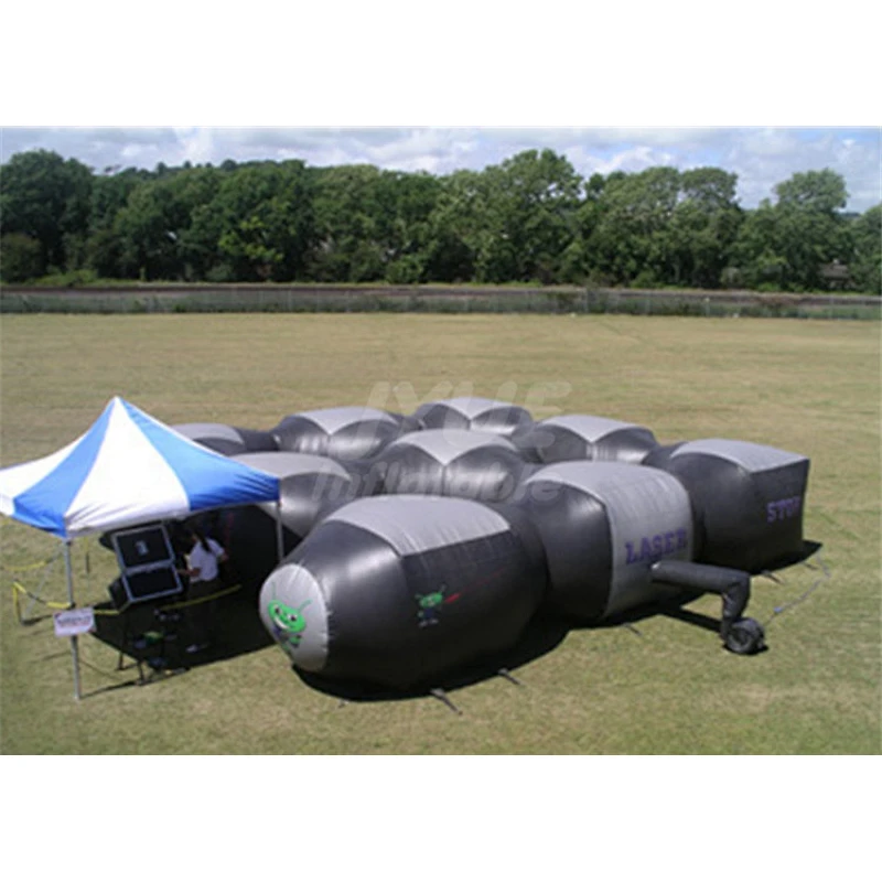 Hot Inflatable Interactive Games Exciting Kids Maze For Laser