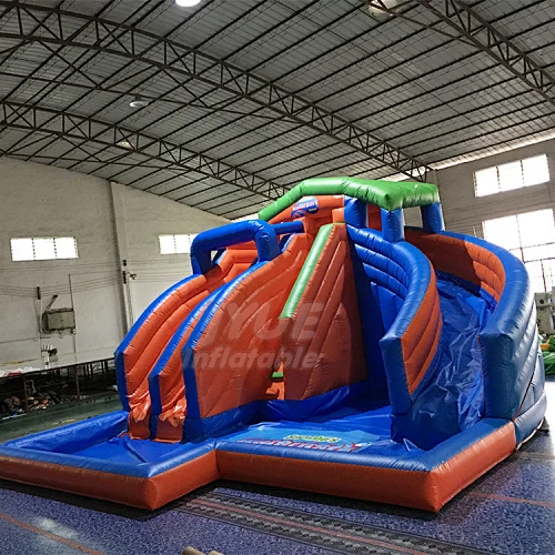 Commercial Blow Up Bounce House With Water Slide Inflatable Water Slide For Sale At Home