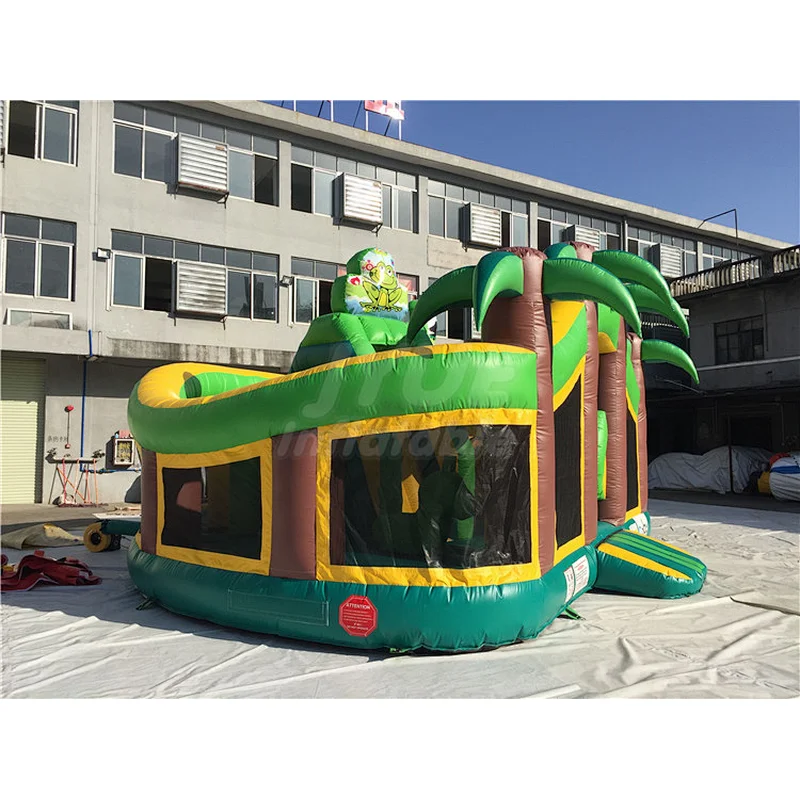 New Jungle Inflatable Big Fun City Amusement Park Kids Inflatable Playground With Protect Cover