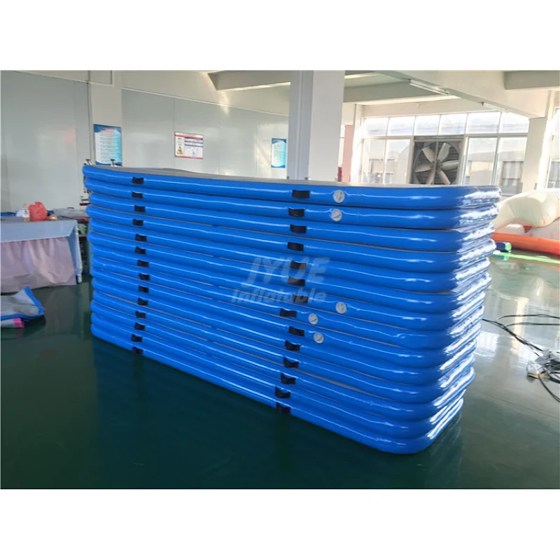 Guangzhou Jiangyue Factory Supplies Wholesale Tumble Track Inflatable Air Tumbling Mat/Inflatable Gymnastics Mat For Gymnastics