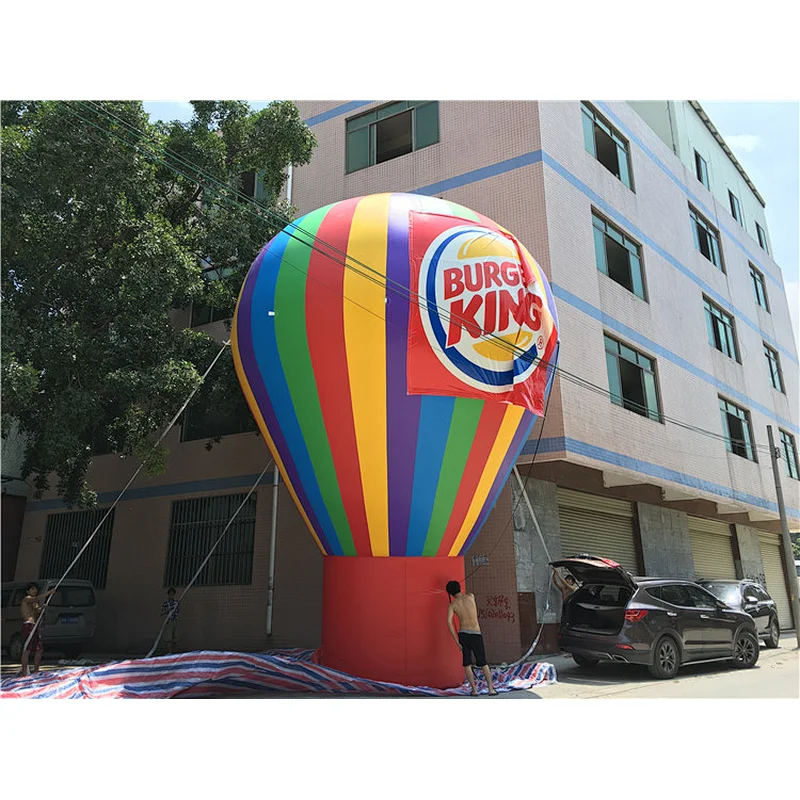 Outdoor Custom Printed Colorful Inflatable Advertising Ground Balloon For Events