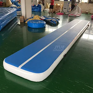 3m/4m/5m/6m/8m/10m/12m Excellent Quality Double Wall Fabric Training Use Commercial Tumbling Air Track Mat With Air Pump