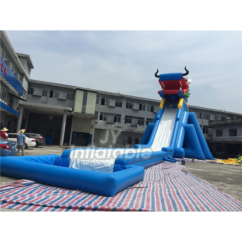 Adult Size Inflatable Water Park Equipment ,  Big Blow Up Water Slides For Sale