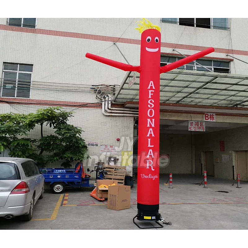 Colorful Blow Up Advertising Man Tube Dancer Inflatable Dancing Tube Man For Sale