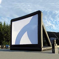 Outdoor Indoor Portable TV Cinema Screen Inflatable Rear Projection Screen