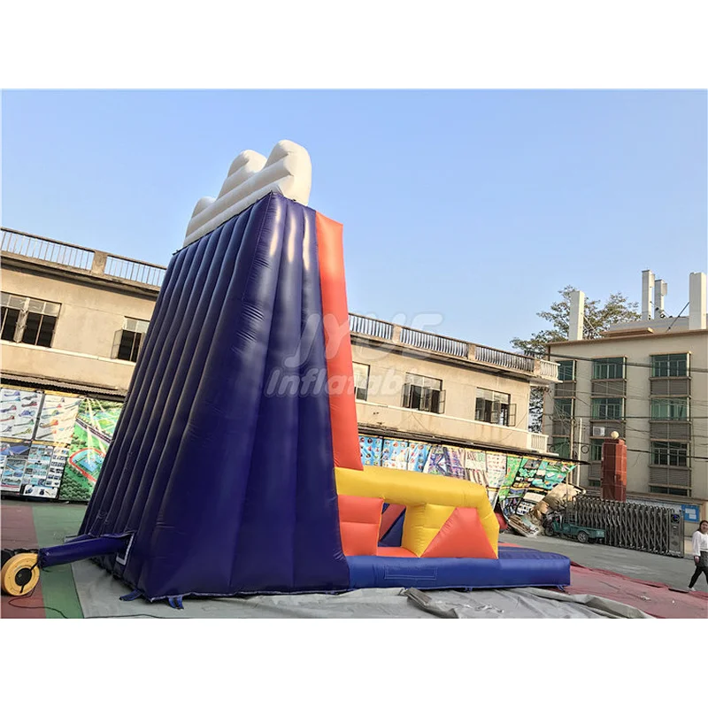 Outdoor Commercial Jungle Monkey Kids Inflatable Rock Climbing Wall For Play