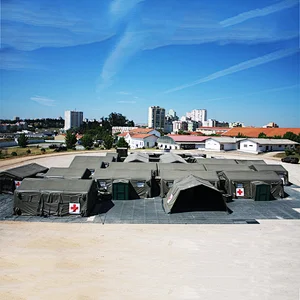 Fireproof Commercial Use Inflatable Army Medical Tent