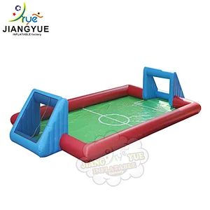 High Quality New Indoor Portable Water Soap Soccer Filed Inflatable Football Field For Sale
