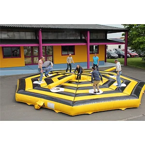 Cheap Mechanical Interactive Challenge Wipeout Inflatable Meltdown Eliminator Games