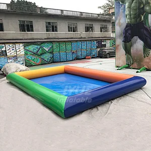 Blue and Yellow Custom Inflatable Swimming Pool Inflatable Pool For Sales